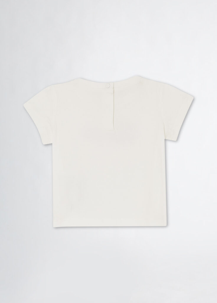 Liu Jo T-shirt in cotone con logo e strass - immagine 2