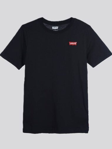 Levi’s T-shirt con logo Batwing sul petto black
