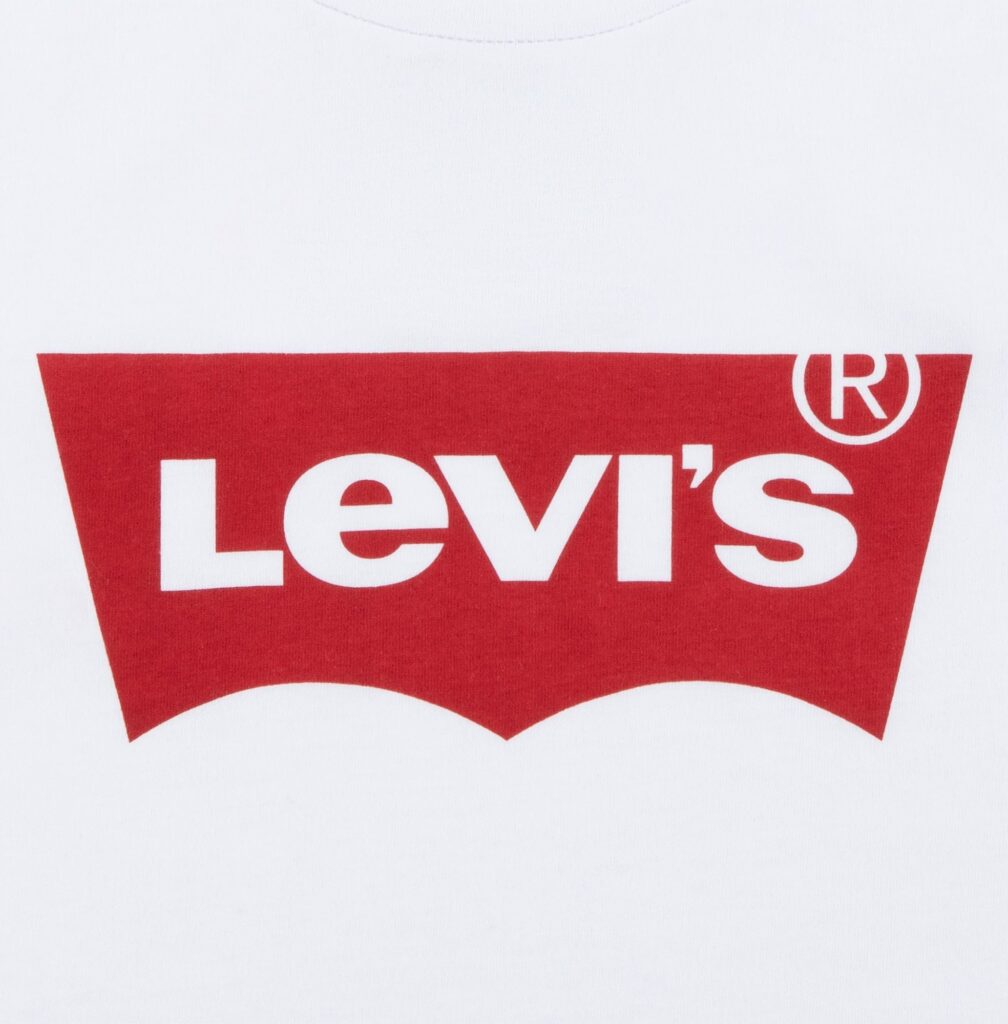 Levi's T-shirt con logo Batwing white - immagine 4