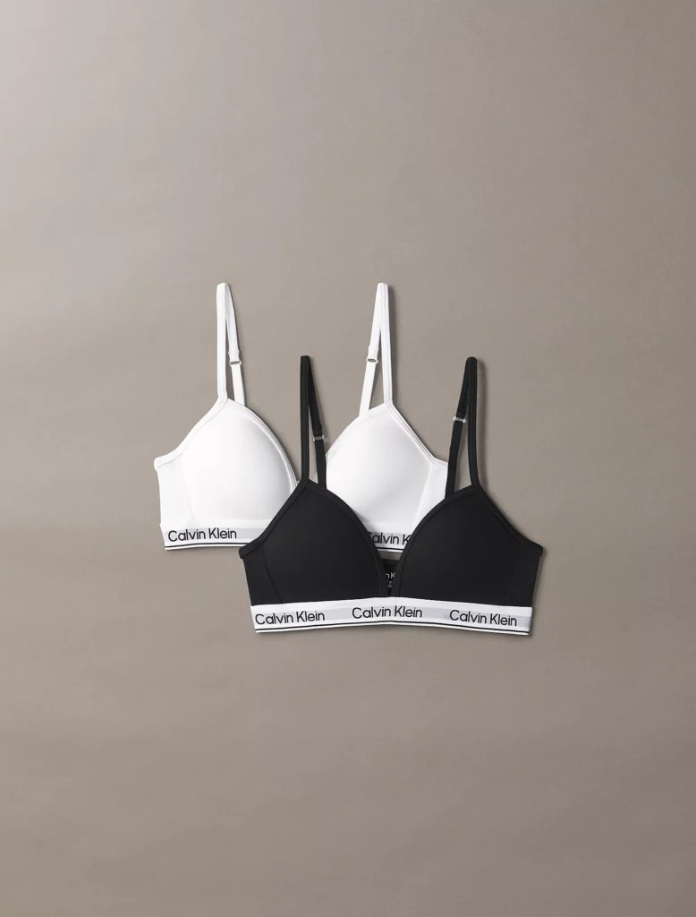 Reggiseno a triangolo ragazze in confezione da 2 - Icon Cotton Stretch