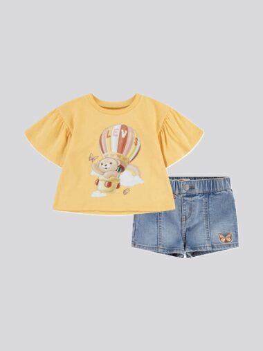 Levi's Completo Con Baby Tee E Short