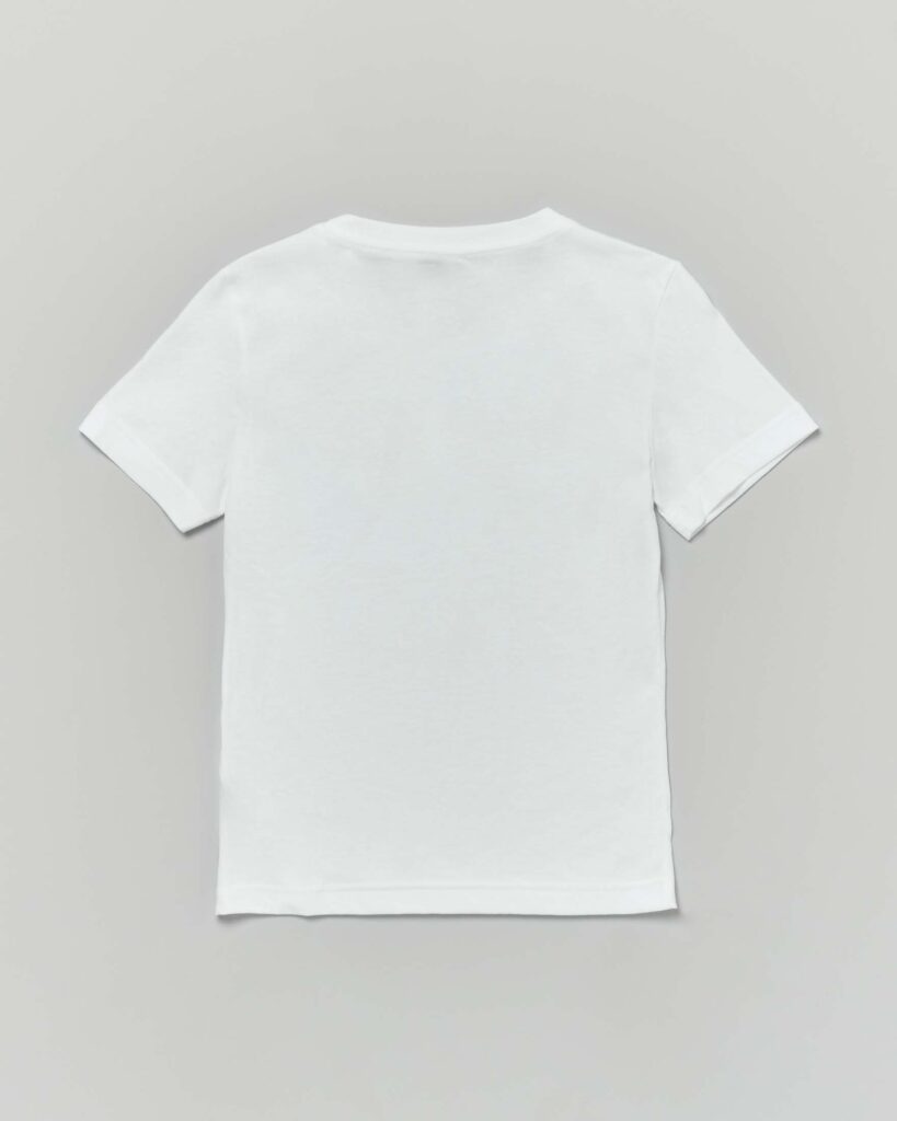 Levi's T-shirt bianca mezza manica con logo batwing in grafica onde - immagine 4